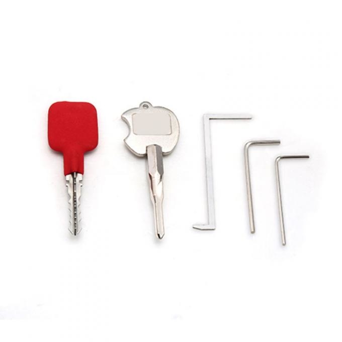 Close-up view of lock pick tools showing precision craftsmanship and durable construction