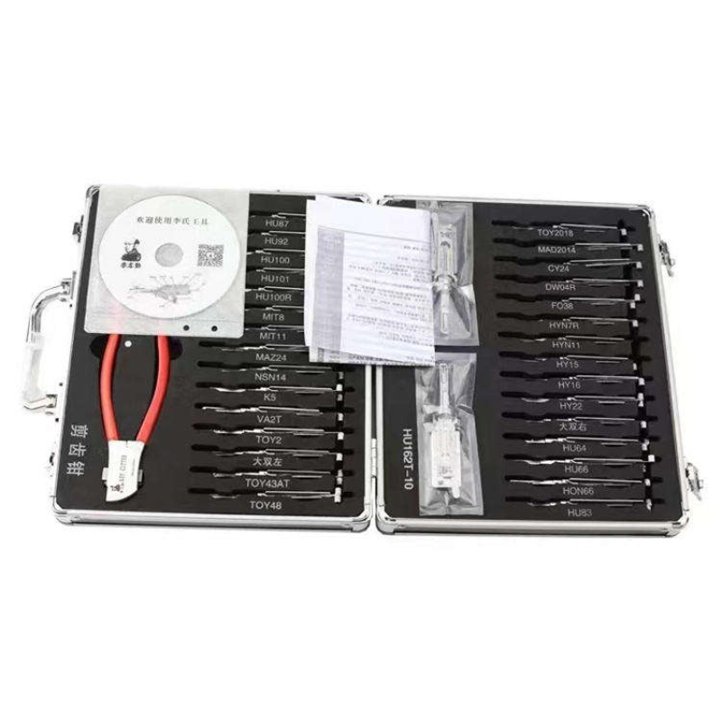 Original Lishi Key Cutter 32 PCS 2-in-1 Set with Automatic Door Lock Opening for Professional Locksmith Tools