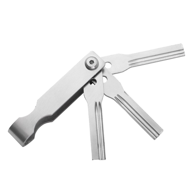 Three-in-one Quick Opening Tool with High-carbon Spring Steel for Professional Locksmith Supplies Model 2547 Flip Lockpick Tool