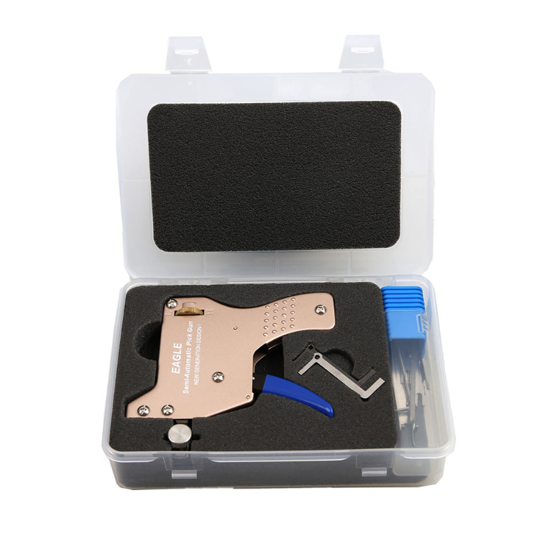 Stainless Steel Semi-Automatic Machine Eagle Pick Lockpick Gun Sets Strong Lock Picking Gun Locksmith Tools