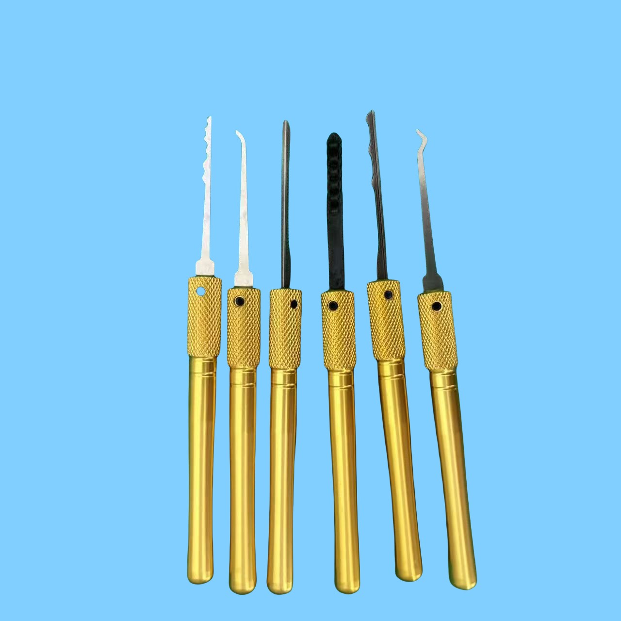 6Pcs Multifunctional Single Hook Lock Pick Repair Tool Set